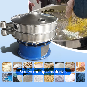 TZ type 600-2000mm steel rotary vibrating screen (customizable) for powder and granular material screening in farms, mining, and construction industries.